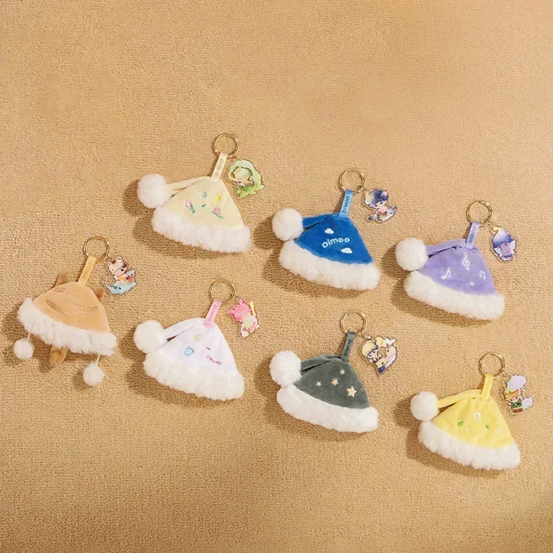 POP MART DIMOO WEAVING WONDERS Series, плюшевый брелок, глухая коробка, загадочная коробка, игрушки, кавайные украшения, фигурки, домашний декор, рабочий стол