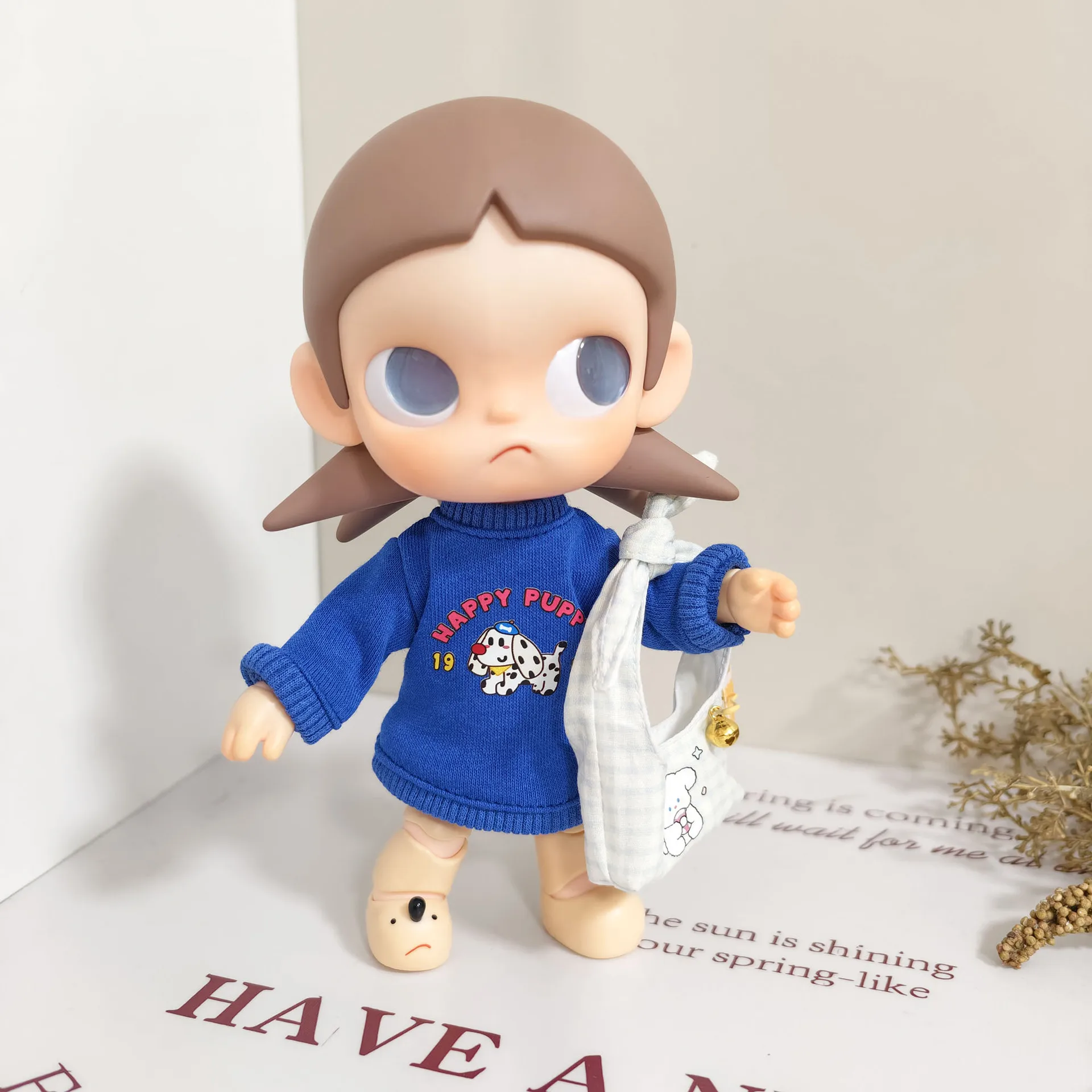 ملابس POPMART 20 سنتيمتر Zsiga ملابس دمى "مكان الخيط" مجموعة قبعات بقلنسوة كرتونية-1/8 ملابس BJD مفصلية لأخت غازي #2