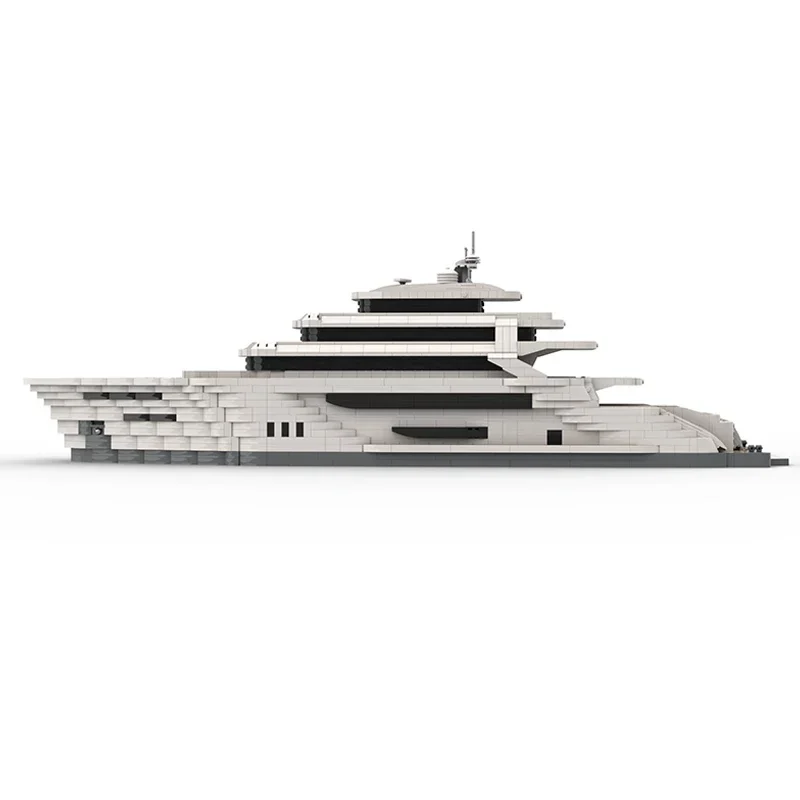 Technische Moc Bricks Luxe Boot Model Superyacht Mary Jane Modulaire Bouwstenen Geschenken Speelgoed Voor Kinderen DIY Sets Assembleren