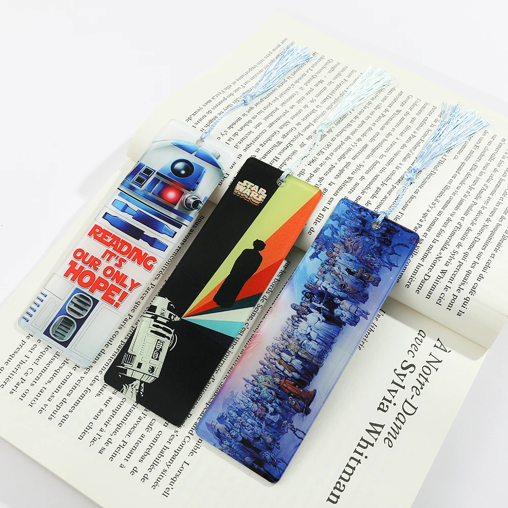 Grogu Mandalorian Yoda Acrylic Bookmarks, Character Bookmarks for Fans, Reading Study Office, Christmas Birthday Gift