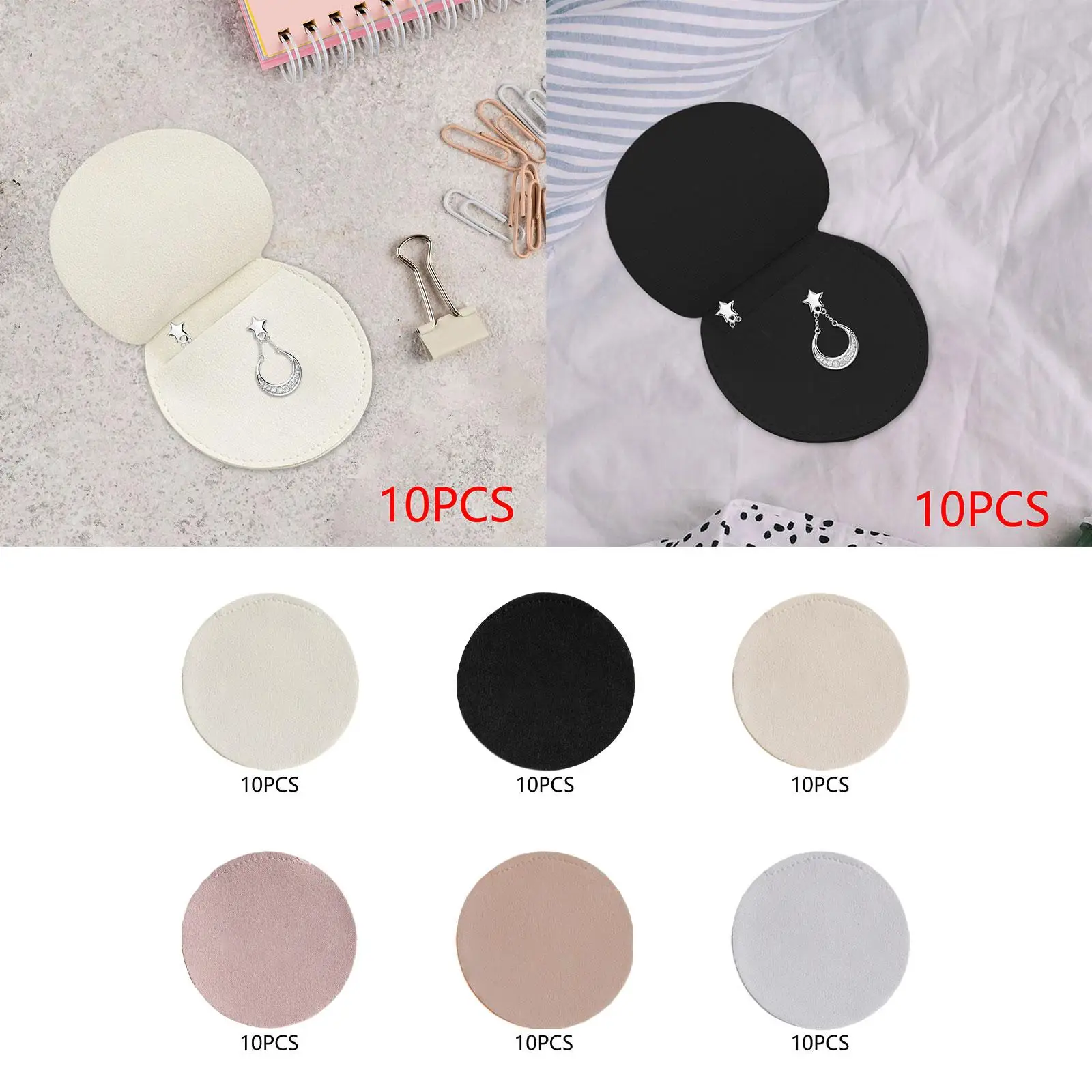 

10x Jewelry Pouch Jewelry Storage Bags for Earrings Watch Small Item