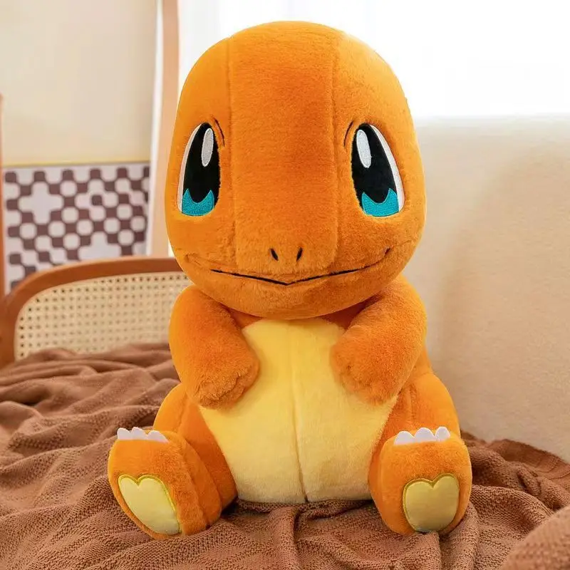 37cm Anime Pokemon Charmander Stuffed Animal Doll Pokemon Dinosaur Plush Toy Cute Cartoon Anime Pillow Kid Gift