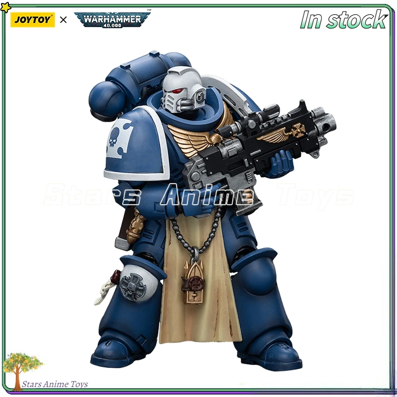 

Оригинальная модель Action Fique 1/18 JOYTOY Warhammer 40000 Ultramarines Sternguard Veteran с болтовой винтовкой