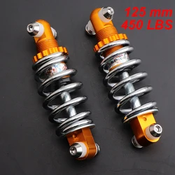 With Screws 125mm Rear Spring Shock Absorbers 450LBS Fit For Electric Bicycle Scooter E-Bike Replacement Parts