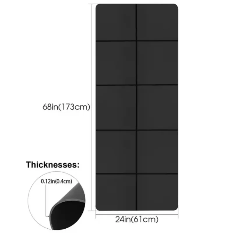 اليوغا حصيرة المضادة للانزلاق الرياضة اللياقة البدنية إيفا الراحة رغوة 4 مللي متر سميكة اليوغا حصيرة لممارسة اليوغا وبيلاتيس بساط جمباز