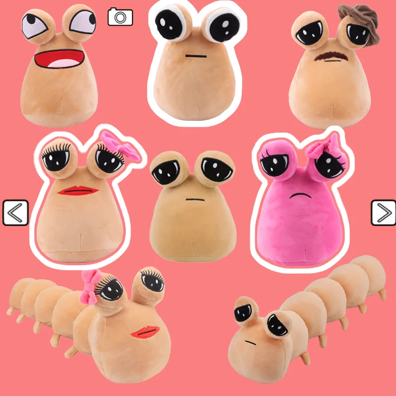 Mr Pou Plush Mrs Pou Hot Game My Pet Alien Pou Furdiburb Emotion Alien Plushies Stuffed My Pet Pou Kids Birthday Christmas Gifts