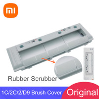 Original Roller / Main Brush Cover for Robot Vacuum-Mop MIJIA 1C 2 2C / Dreame F9 D9  D9 Max / Finder RLS3 with Rubber Scrubber