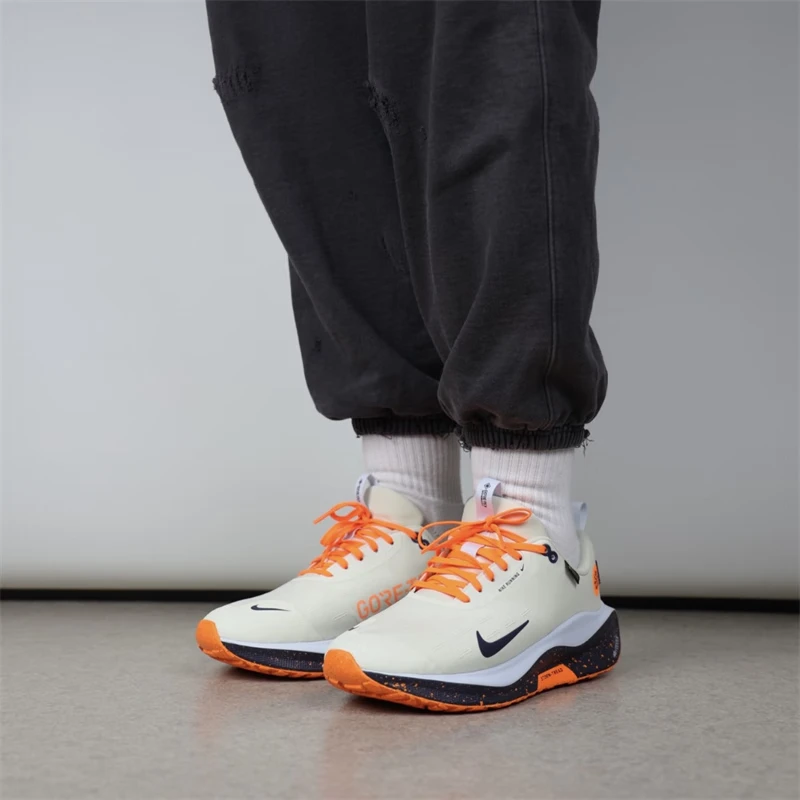 NIKE Original Man sneakers New Arrival React Infinity Run Flyknit 4 Gore-Tex Low Shock-absorbing and wear-resistant shoe