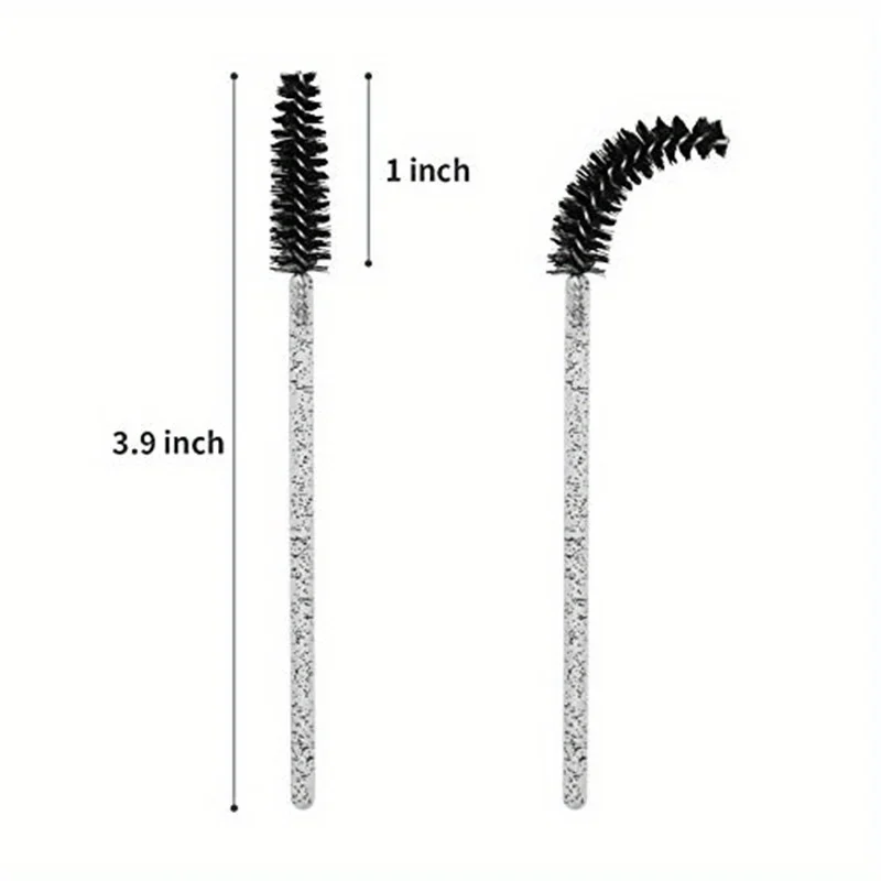 Brosse à cils jetable 50/100 pièces, baguettes de Mascara, pinceaux de maquillage, Kits applicateurs pour Extensions de cils