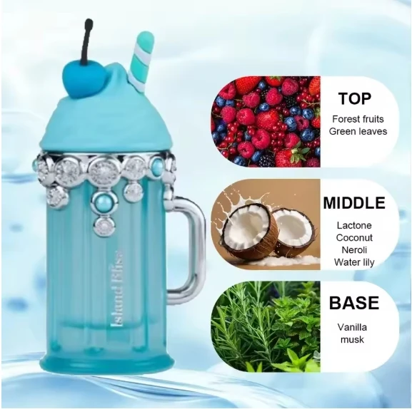 

100ML Women Ice Cream Perfume Eau De Perfumes Árabes Originales Parfum Natural Spray Vaporisateur Brand New Packing