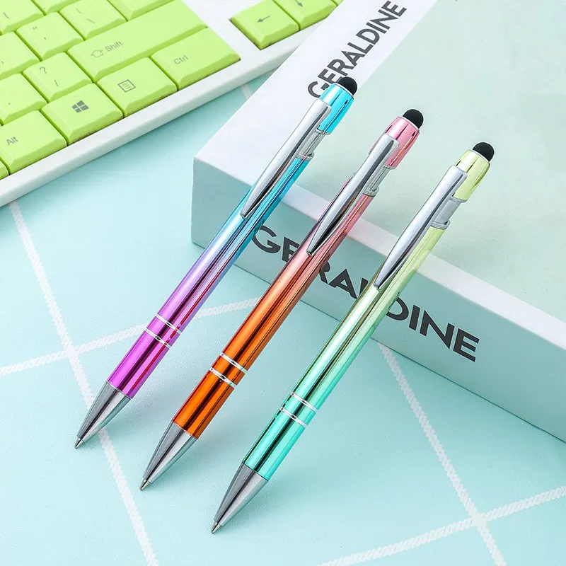 5Pcs Personalized Luxury Ballpoint Pen Metal School Teacher Gift Supplies Stationery Office Writing Useful Lettering Cute 2024