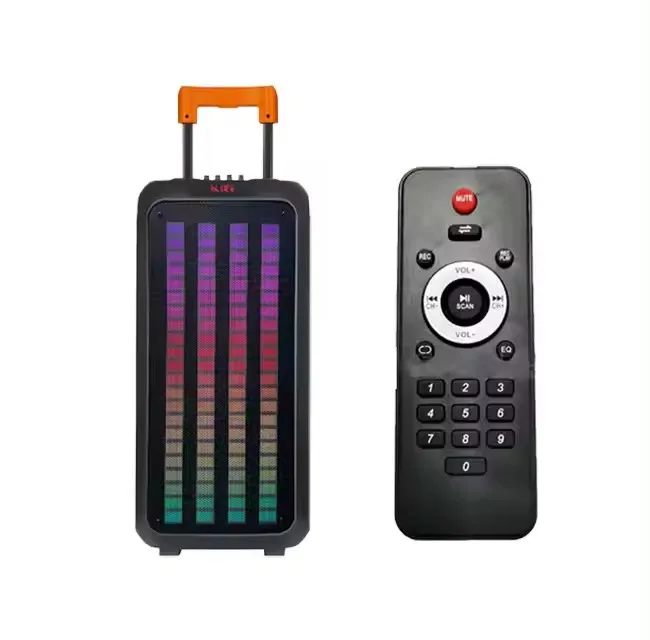 Ndr 1098 Concert Professional Stage Speakers Sound System Dj Outdoor Karaoke Double 8 Inch Trolley Speaker