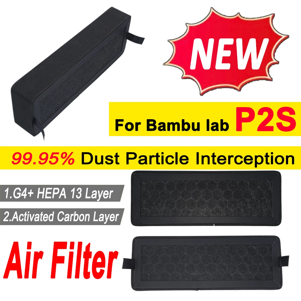 �y�Z�[�����zP2S �A�b�v�O���[�h�G�A�t�B���^�[ Bambu Lab P2S �t�B���^�[ HEPA 13 �����Y�R���{�G�A�t�B���^�[ Bambulab P2S �A�N�Z�T���[