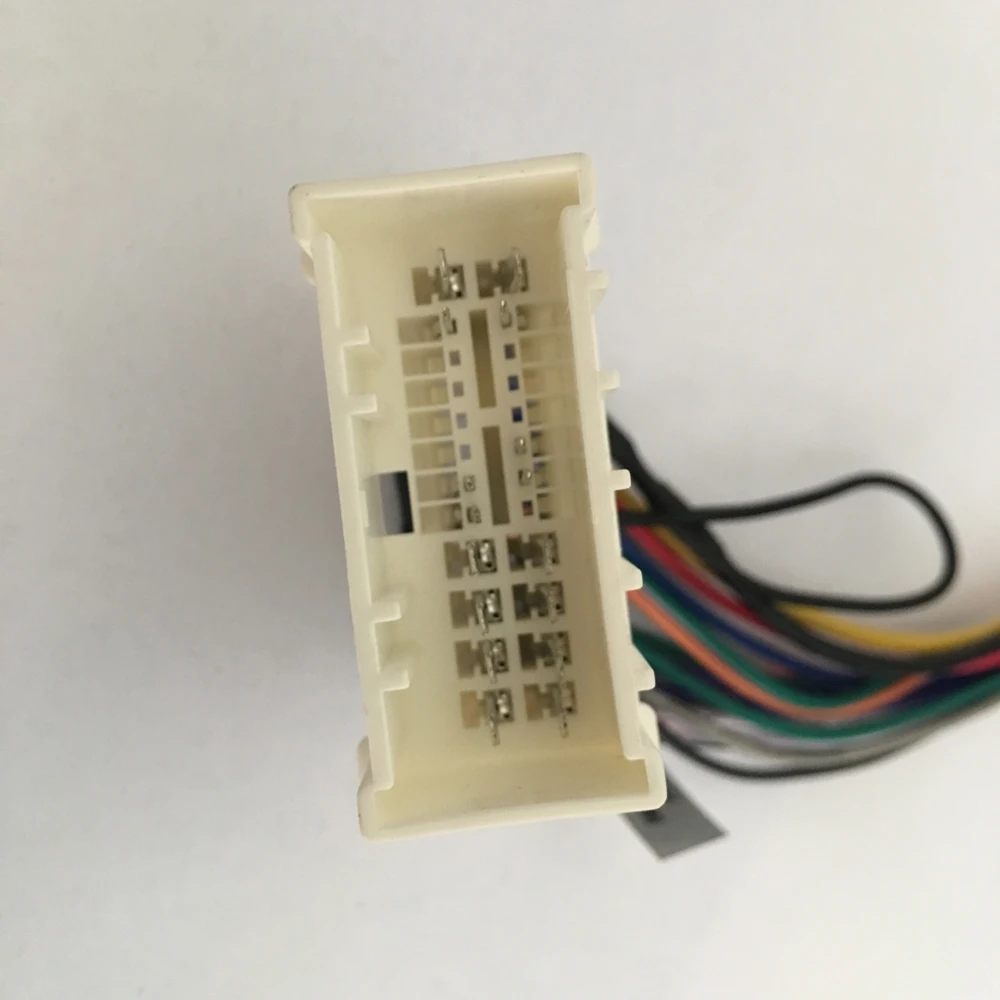 Adaptador de corriente para Radio de coche, arnés de cableado para Hyundai Elantra, santa fe, tucson, KIA, Cerato, 2DIN, hembra, ISO