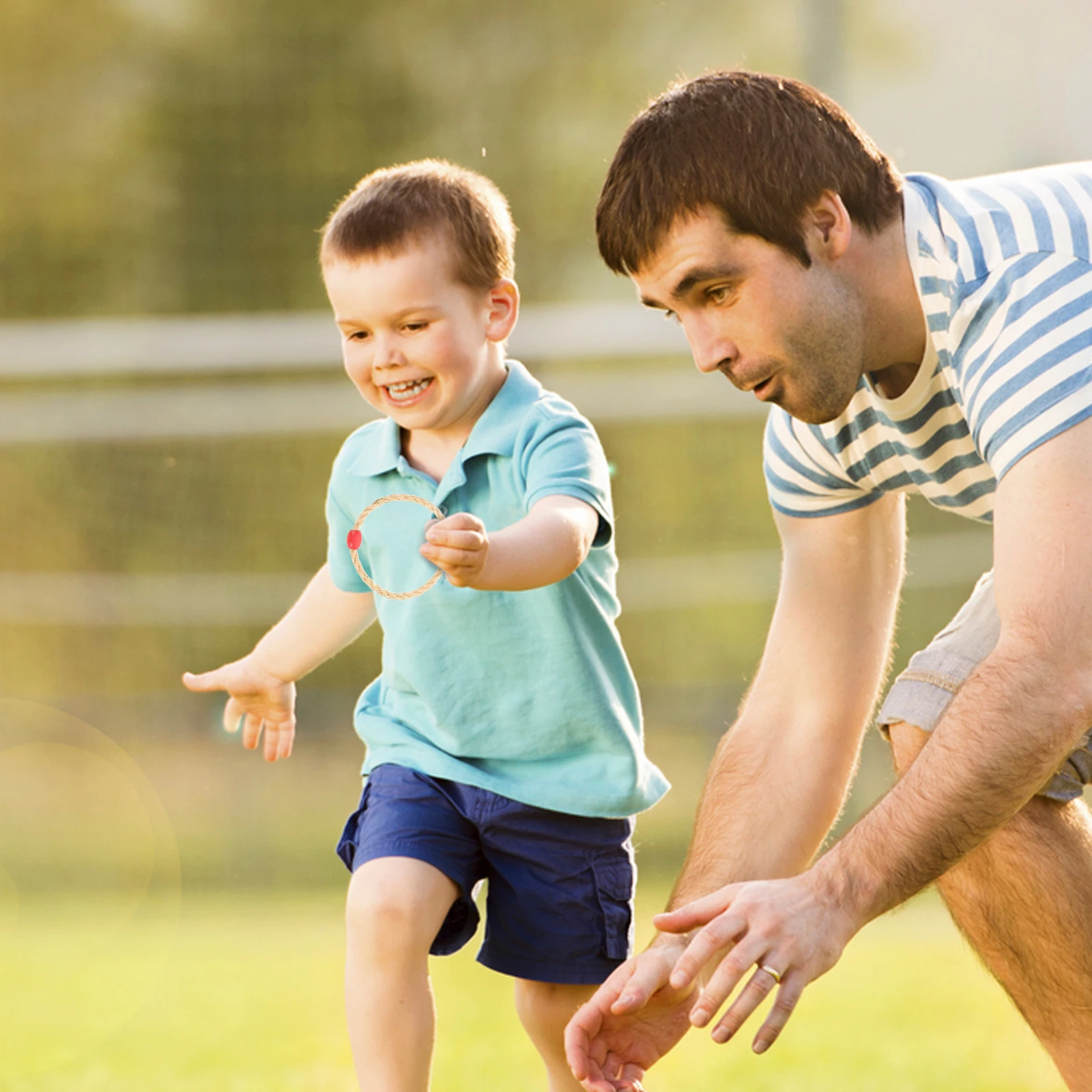 

10Pcs Ring Toss Game Rustic Wooden Base Outdoor Indoor Activity for Family Building Game Kids Motor Skills Development