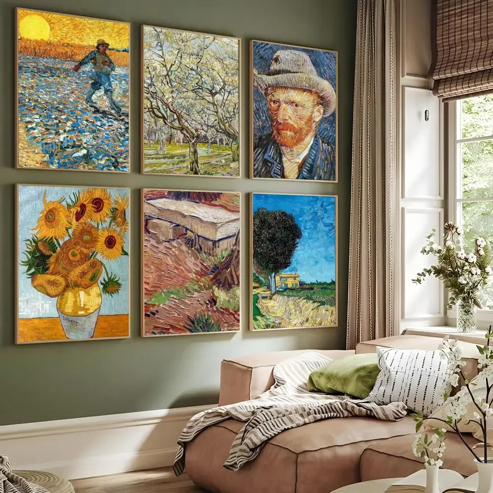 

Great Painter Vincent Van Gogh Poster Paper Print Home Living Room Bedroom Entrance Bar Restaurant Cafe Art Painting Decoration