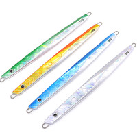 CASTFUN Vertical Jigging Lure 100g 150g 200g 300g Saltwater Speed Metal Jig Fishing Bait Sea Fishing Tackle