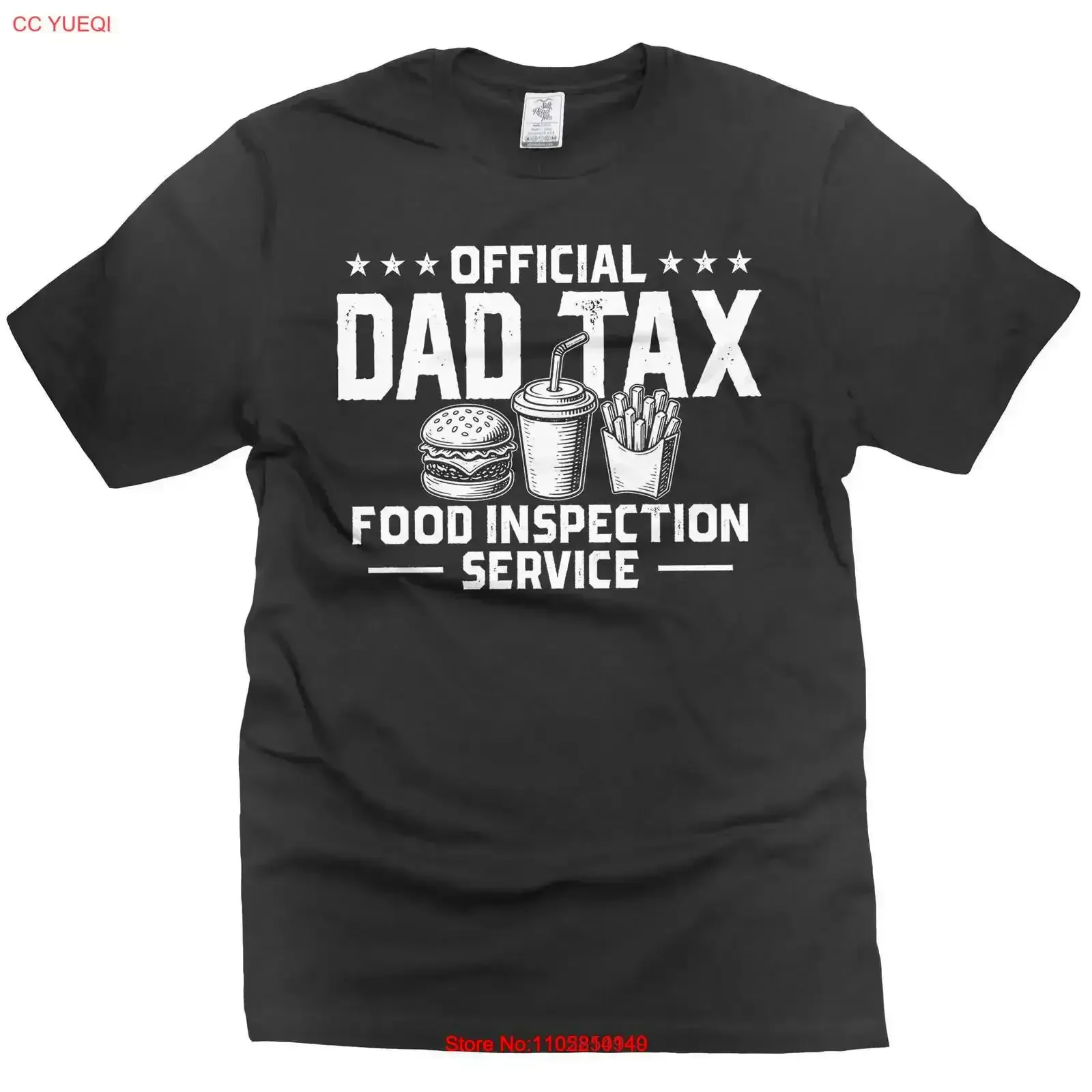 mens funny Father's Day Dad birthday tax shirt for him men father vintage Washed Top Everyday Wear Stretched vintage Washed