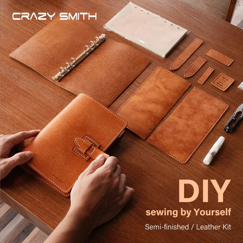 crazysmith-semifinished-products-for-handmade-binder-journal-vintage-leather-cover-refillable-loose-leaf-diary-diy-material