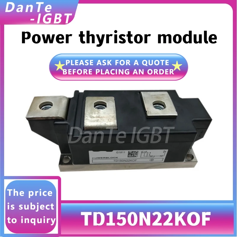 

TD150N22KOF new module TD150N22 thyristor voltage regulator original spot