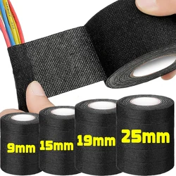 Elektrische Tape Hittebestendige Harnas Bundel Isolatie Auto Bedrading Stof Doek Wrap Waterdichte Kabel Organizer Plakband