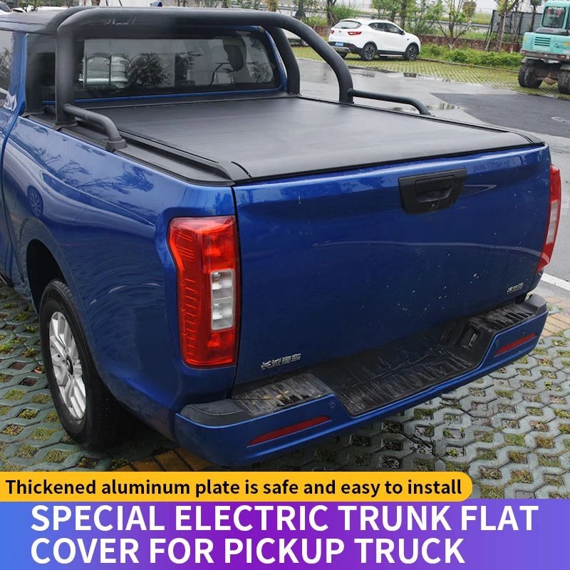 High Quality Waterproof Dustproof 4x4 Electric Fold Shutter Tonneau Cover Pickup Truck Accessories