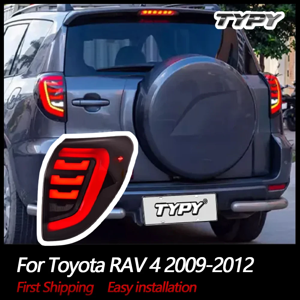 

TYPY Car Tail Lights For Toyota RAV 4 2009-2012 LED Car Tail Lamps Daytime Running Lights Dynamic Turn Signals Car Accessories