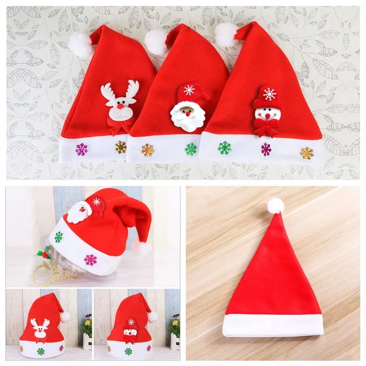 1pcs  Adult Children's Hats, Party Supplies, Evening Party Supplies, Children's Cartoon Decal Hats,Christmas Decoration Supplies