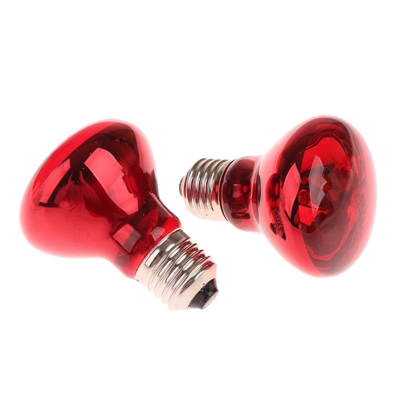 Professional 25-100W Reptile Bulb E27 UVA Poultry Bulb Infrared Night Light Day Poultry Heating Bulb Amphibian Snake Lamp