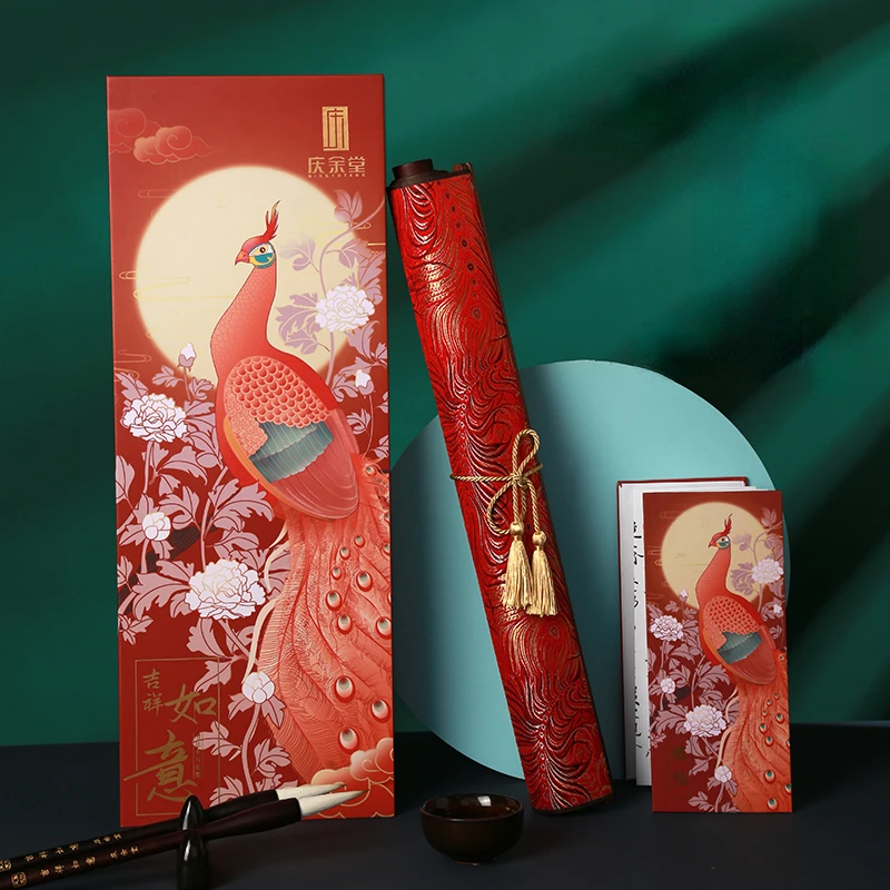 Reusable Imitation Rice Paper Calligraphy Copybook Water Writing Cloth Calligraphy Copybook Set Chinese Water Writing Cloth Book