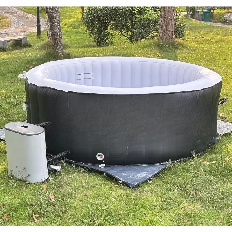 High Quality Inflatable Round Spa Tub, Hot Tub, Portable Multiplayer Spa Tub, Hotel Outdoor Use
