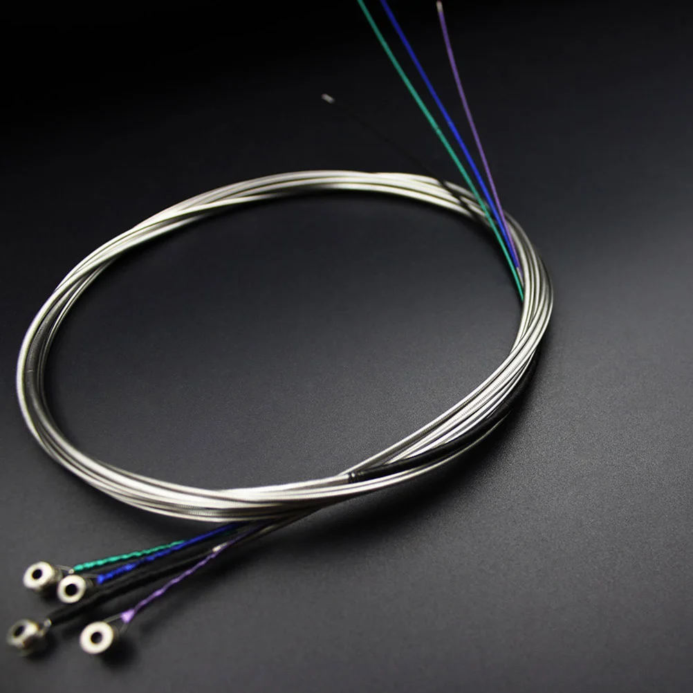 

4pcs Cello Strings Professional Musical Instrument Accessories Durable Stainless Steel Violoncello Replacement Strings
