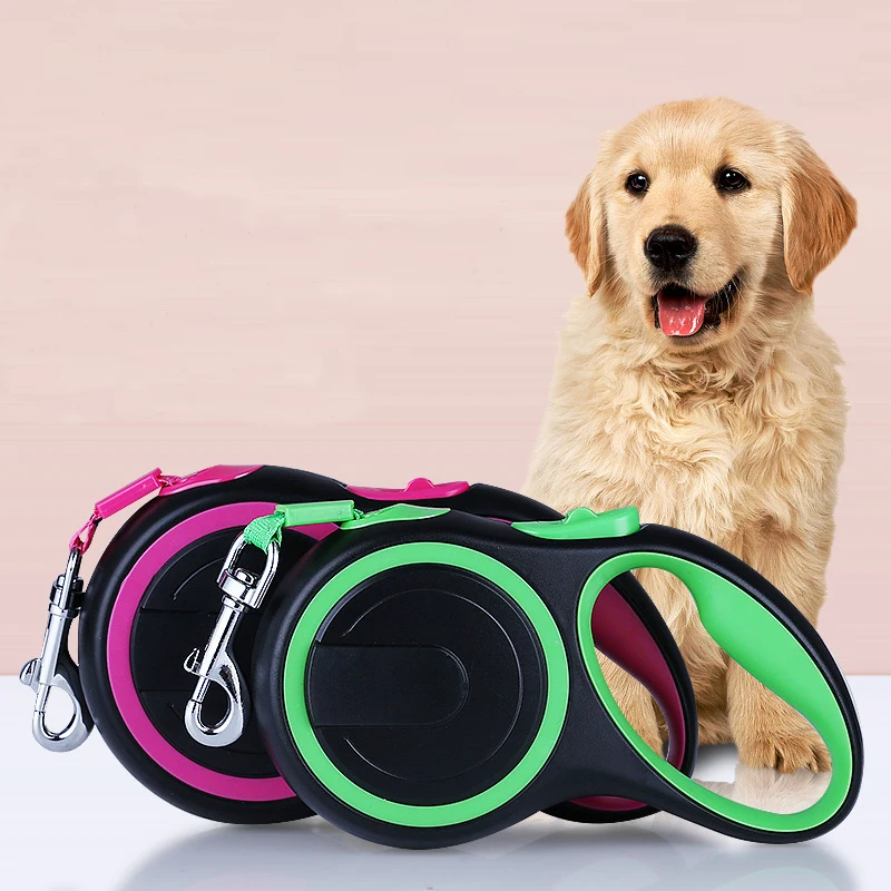 

Long Strong Pet Leash For Large Dogs Durable Nylon Retractable Big Dog Walking Leash Leads Automatic Extending Dog Leash Rope