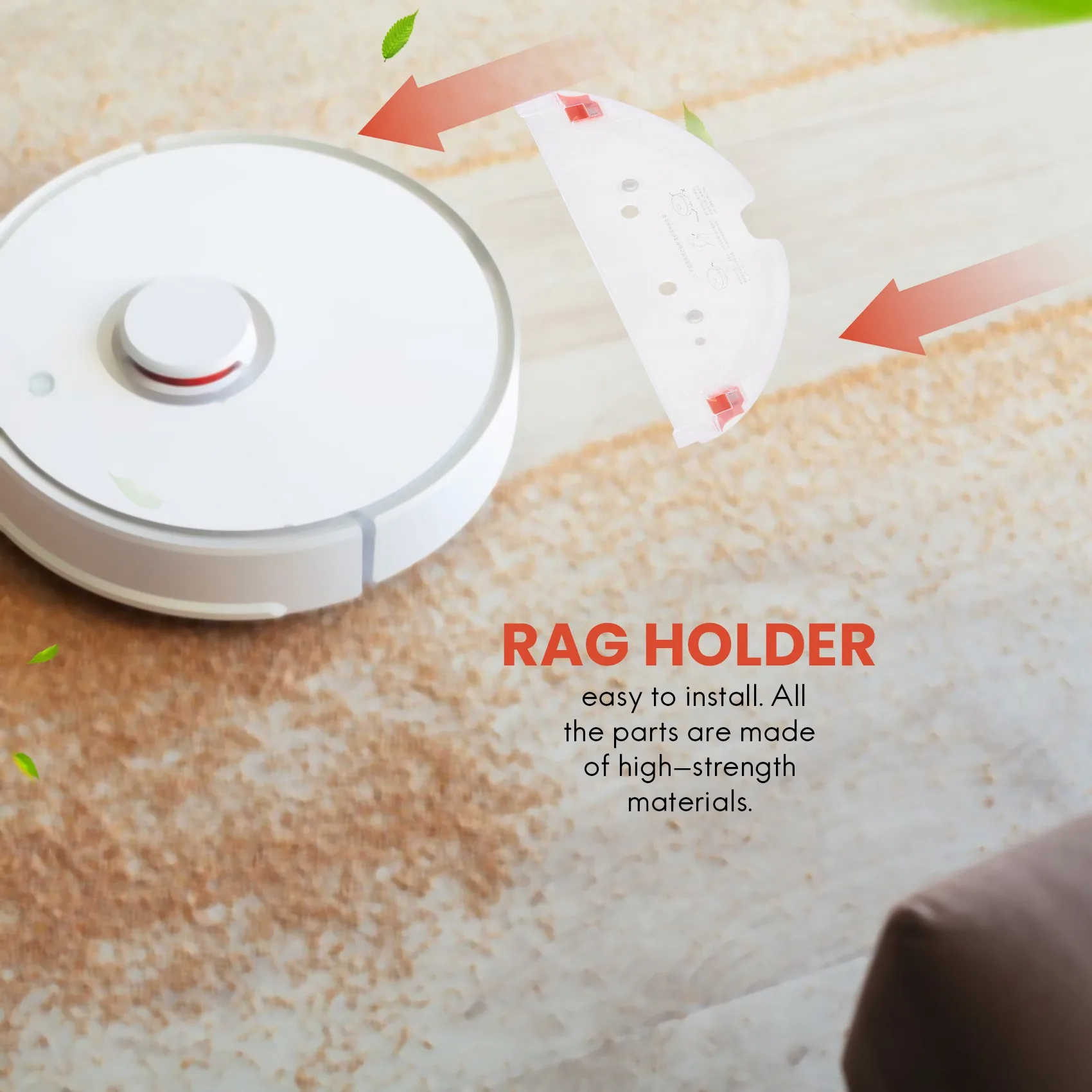 قطع غيار صينية خزان المياه والممسحة لملحقات XIAOMI Roborock S5 MAX S50 MAX S55 MAX S6 MaxV، HOT