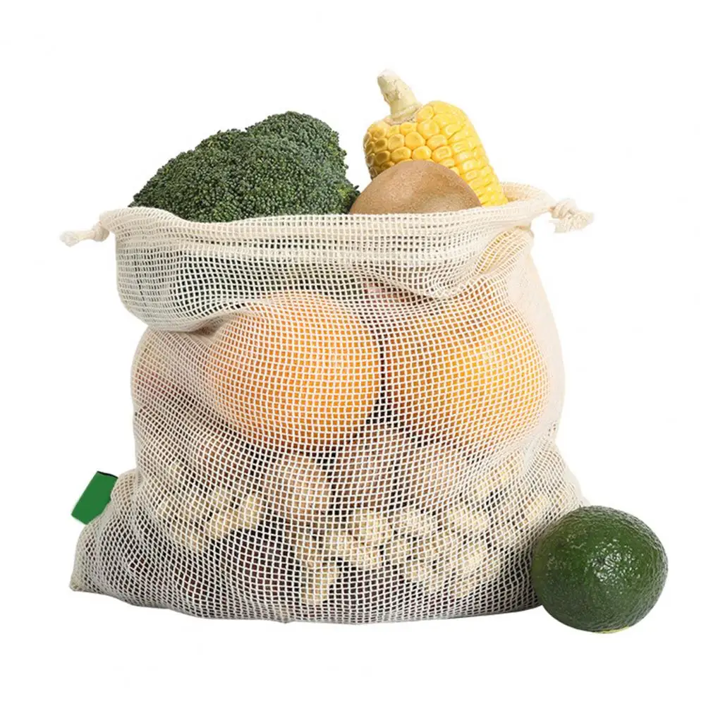 Eco-friendly Reusable Bags Eco-friendly Reusable Mesh Bags for Snacks Toys Grocery Shopping Strong Load-bearing for Use