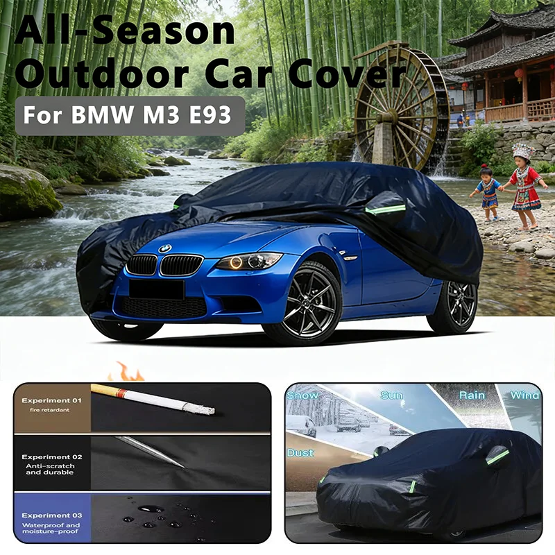 

Car covers for BMW M3 E93 F80 G20 E90 E92 Outdoor Protection Full Car Covers Snow Cover Sunshade Waterproof Dustproof Exterior