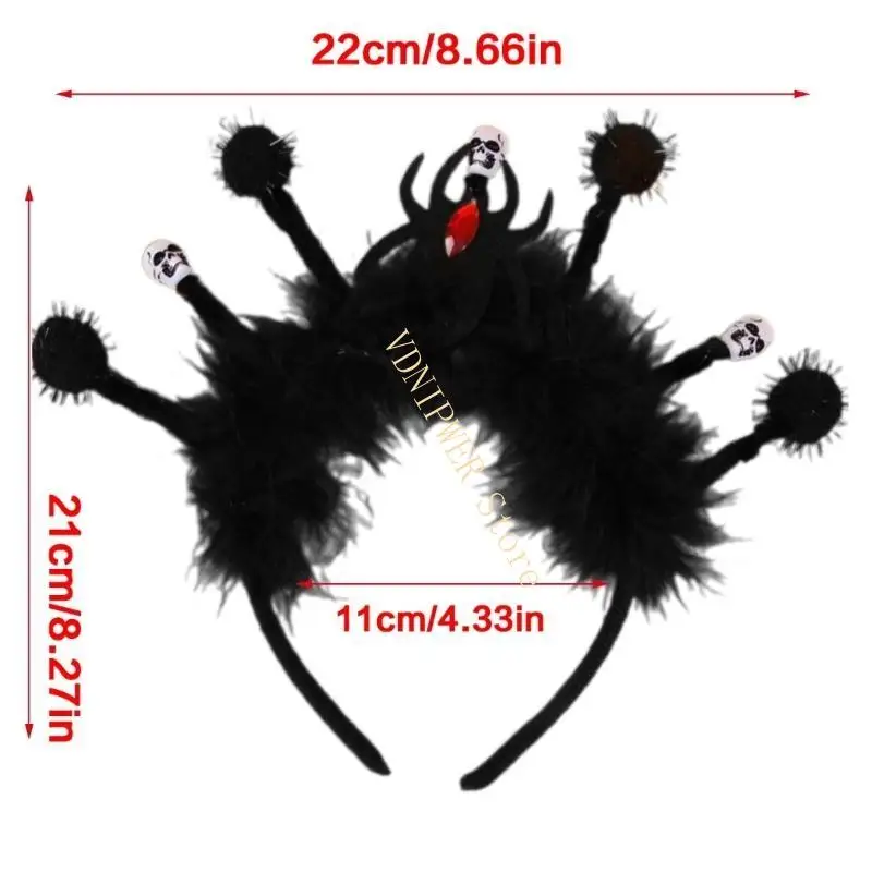 Halloween Costume Bandband Band Tairs Stage Headwear Halloween Party Props Spits Bandband Accessoires D08E