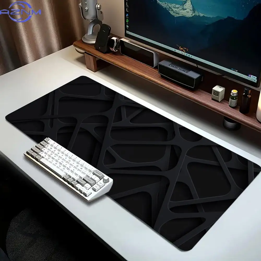 Modern Tech Checkered Mouse Pad - Heavy Duty Gaming & Office Desk Mat with Ergonomic Design, Multiple Sizes Available - Stylish