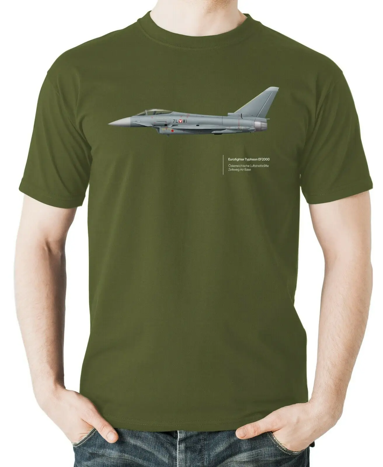 Eurofighter Typhoon DA5 7L-WI. Men T-Shirt Short Sleeve Casual 100% Cotton Shirts Size S-3XL