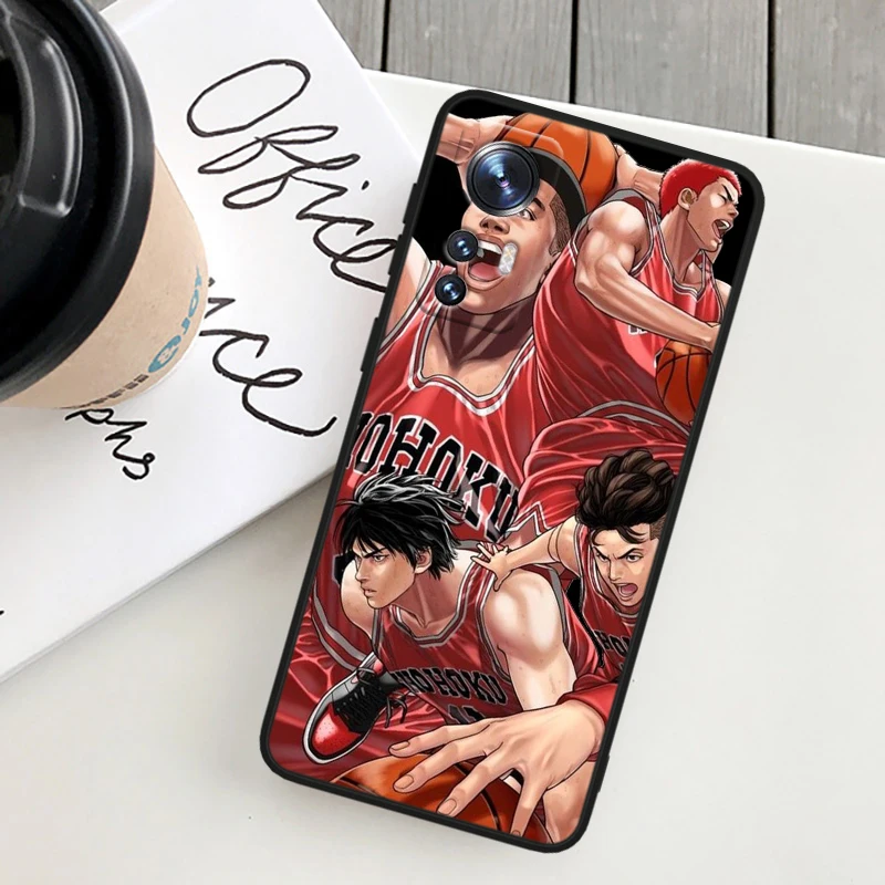 Anime SLAM DUNK Cool For Xiaomi Mi Note 10T 10S 10 9T 9 SE 8 CC9E A3 5G Lite Pro Soft Silicone Black Phone Case