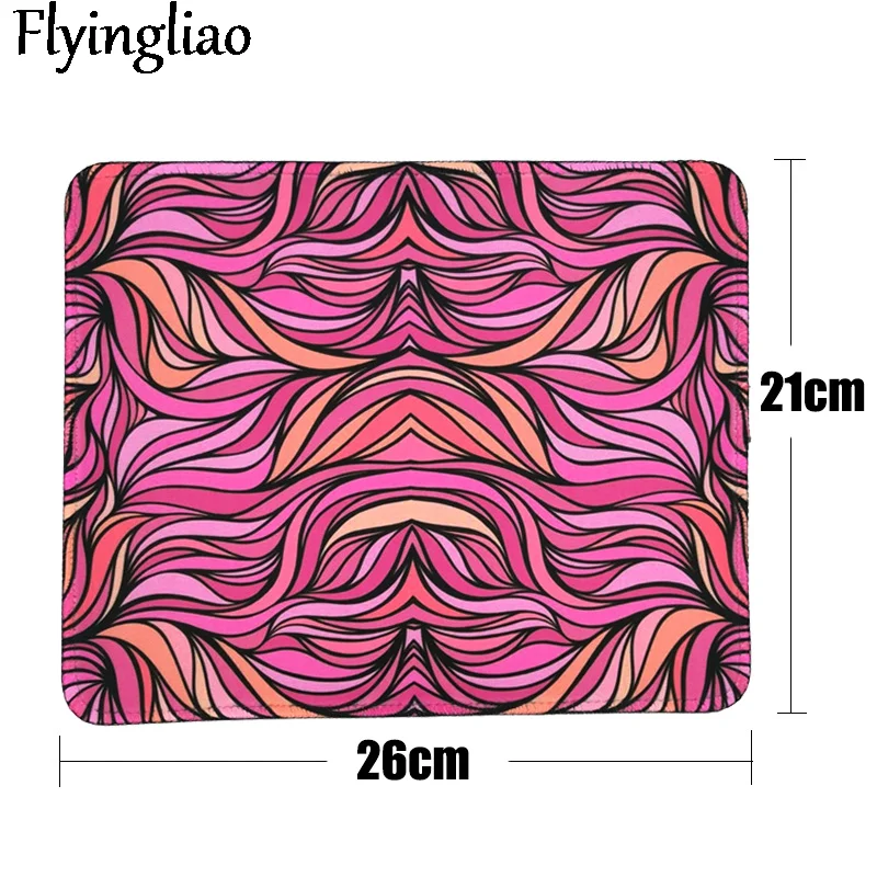 Color Geometric lattice Mouse Pad Desk Pad Laptop Mouse Mat for Office Home Computer Keyboard Cute Pad Non-Slip Rubber Desk Mat