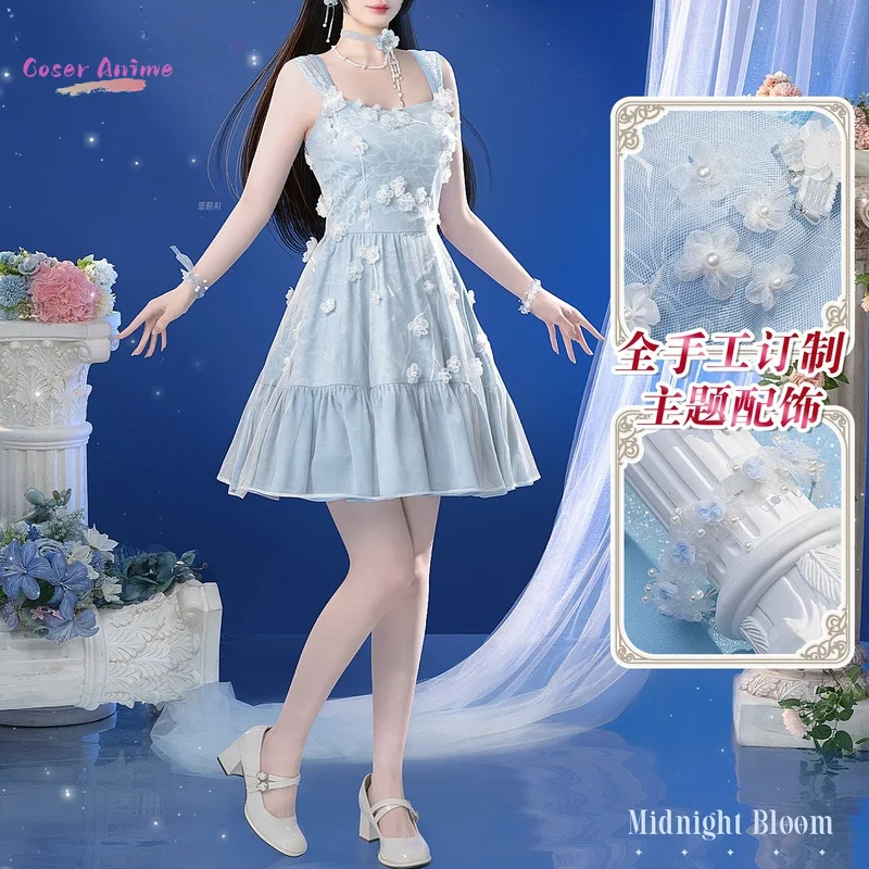 

Newly Rafayel Xavier Cosplay Costume Halloween Christmas Cute skirt Comic Game Love and Deepspace Newly Women Dress S-XL