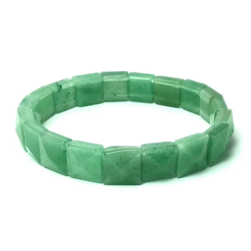 Mehrflächige Perlen 10x14mm Armband Naturstein Armband Achat Obsidian Kristall Quarz Einfaches Armband Geburtstag Weihnachten Geschenk – Detail 6