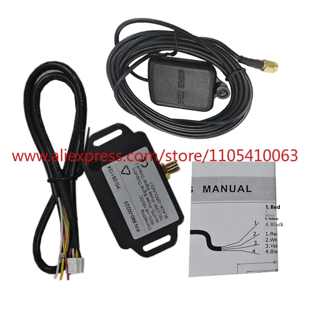 Universal 12VDC Speedometer Transmitter Adapter Global Positioning System Pulse Signal Converter Sensor