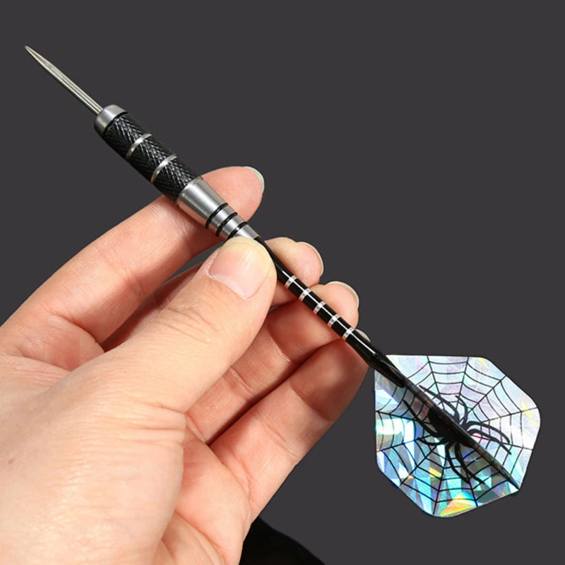 

3 Pieces In A Pack 22g Anti-fall Needles Full Metal Darts Set Safety Video Game Darts Indoor Soft Darts Steel Shaft Darts