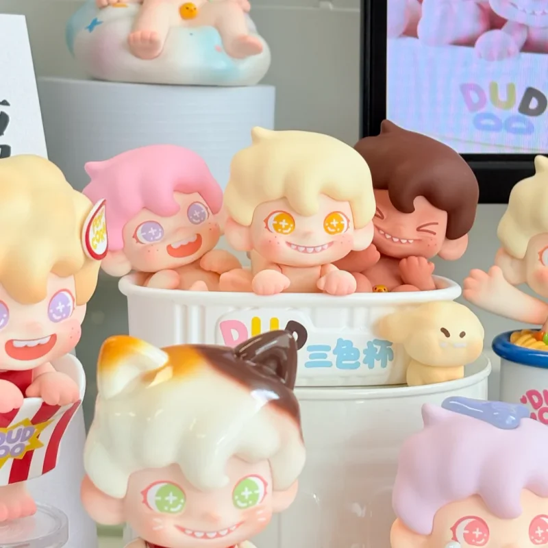 DUDOO Delizioso tè pomeridiano serie scatola cieca ragazza ornamento gioco alla moda bambola fatta a mano regali creativi per ragazze nuovo in magazzino autentico