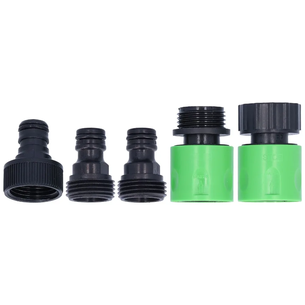 Leak-Proof Quick Connector Plastic with Rubber Gaskets Hose Coupler Easy To Install Garden Hose Connector Garden Watering