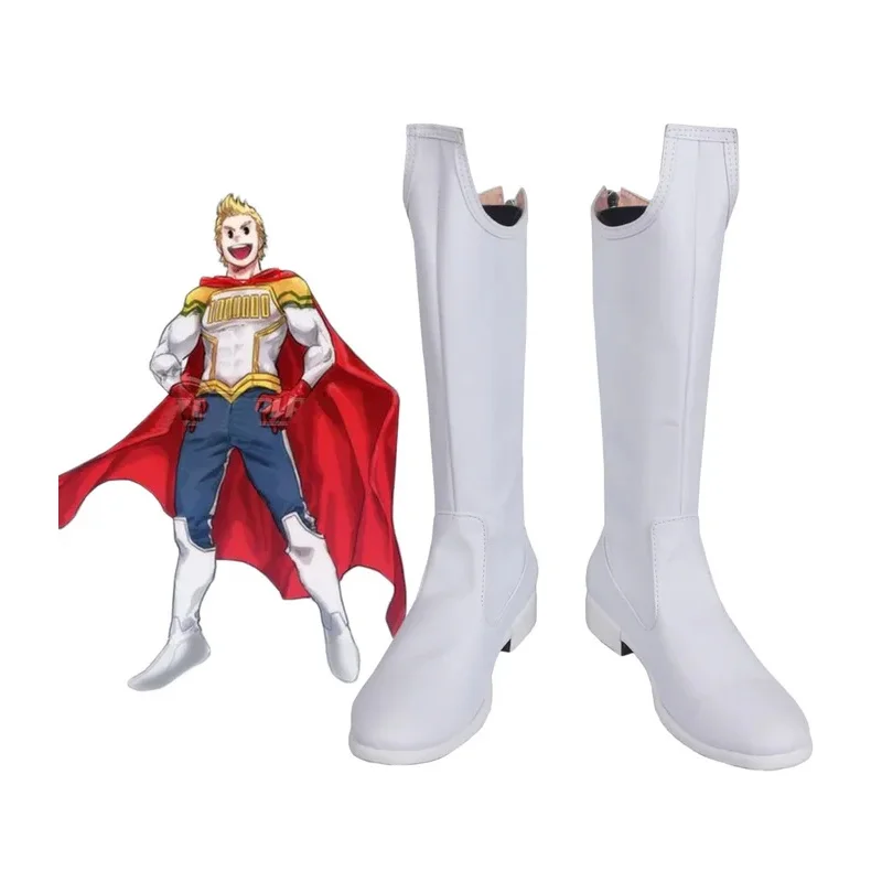 qq98Lemillion Mirio Togata Boku no أحذية بيضاء بطلي الأكاديمية تأثيري أحذية مخصصة