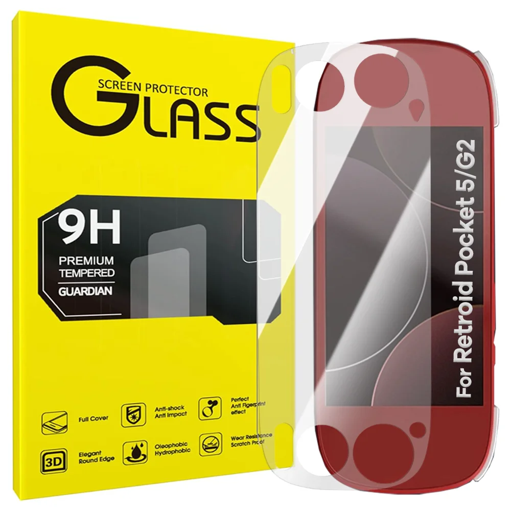 

Tempered Glass for Retroid Pocket 5/Pocket G2 Screen Protector for Retroid Pocket 5/G2 HD Clear Protective Film Game Accessories