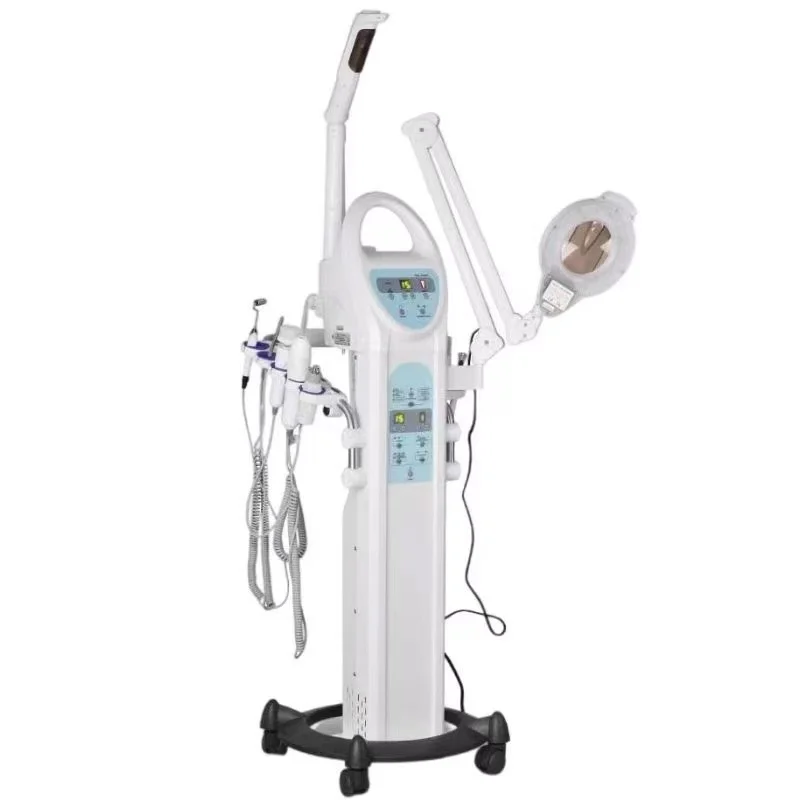 

9 In1 High Frequency Ultrasonic Facial Machine with Steamer Skin Tightening Anti Wrinkle Face Care Facial Therapy Equipment
